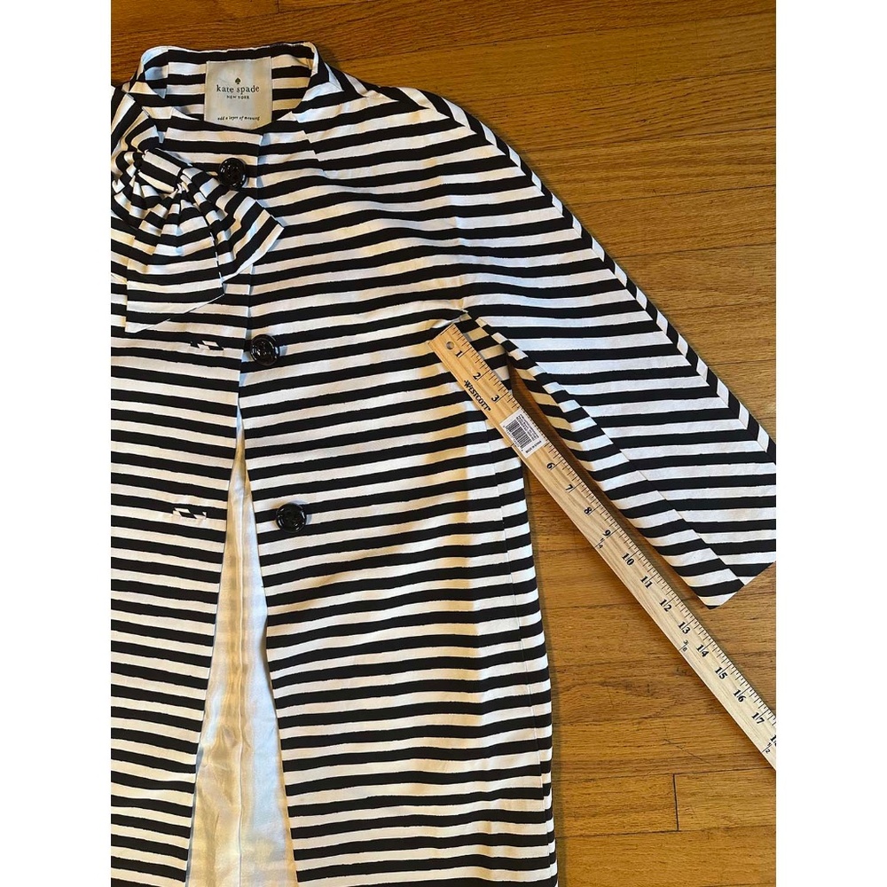 Kate Spade New York striped Dorothy coat - Picture 10 of 11